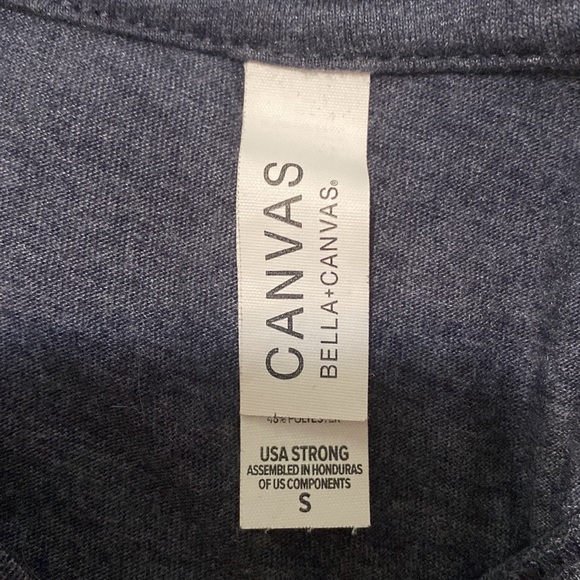 Size small, bella canvas t-shirt, blue - Picture 2 of 2